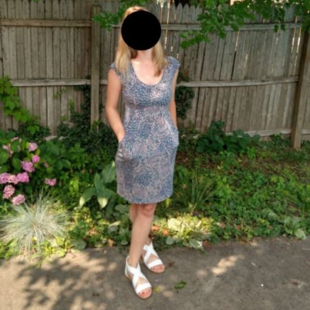 Boden knit floral dress